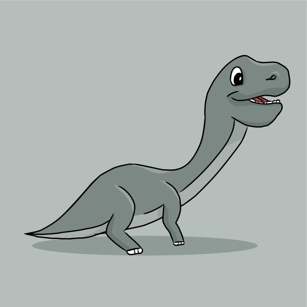 alte tierische Dinosaurierillustration, Vektordatei eps 10 vektor