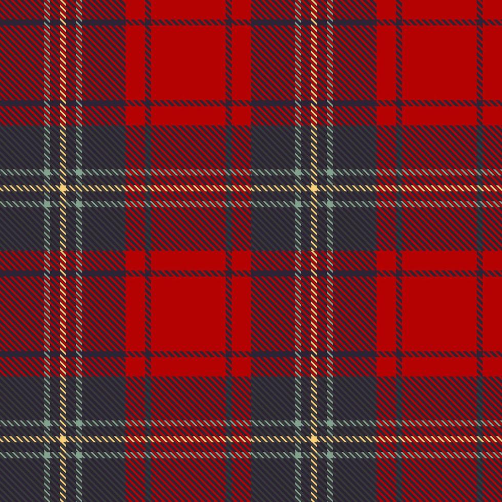 jul tartan pläd sömlös mönster och svart, grön, röd, vit flanell skjorta mönster, trendig plattor platt vektor illustration.