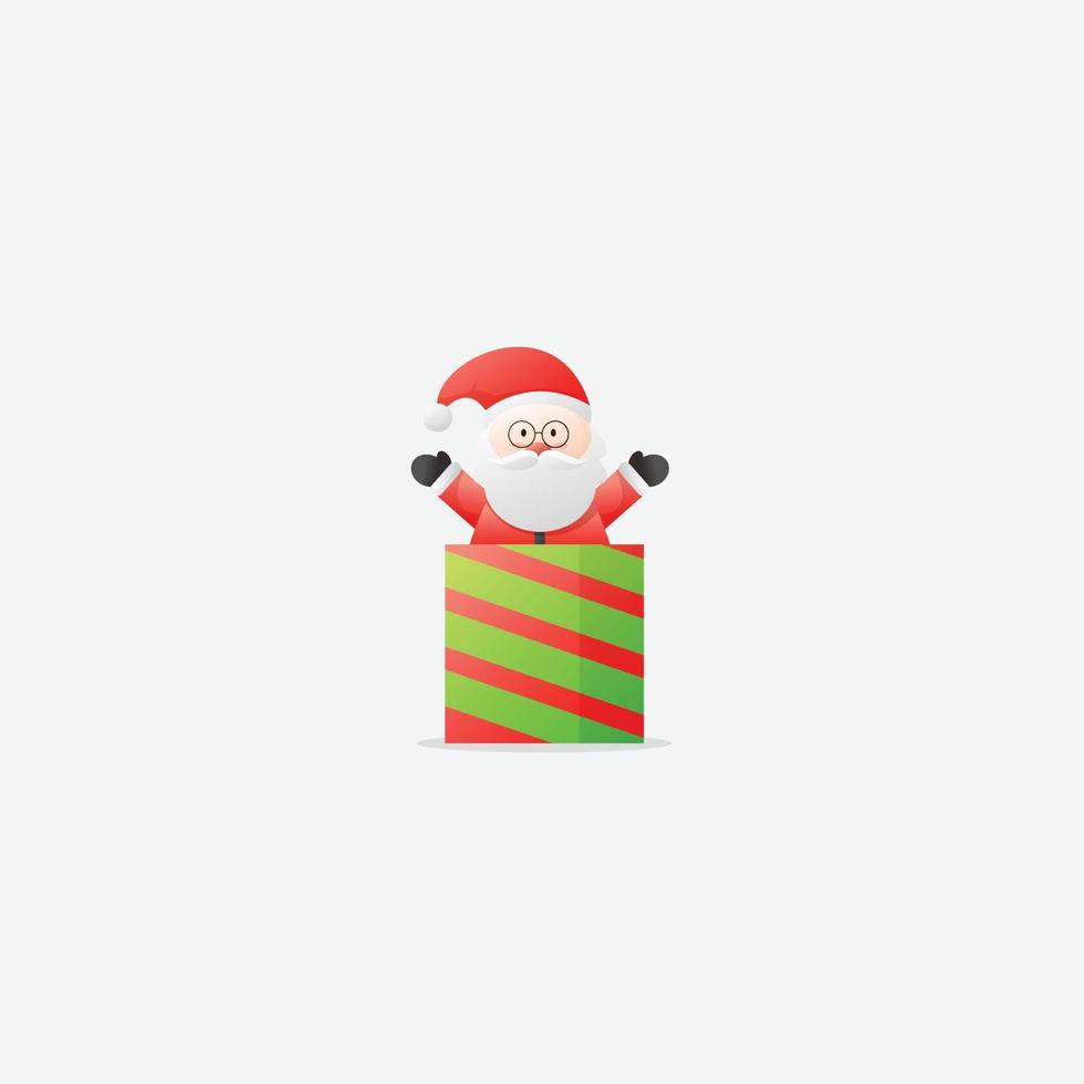 santa claus design ikon illustration vektor