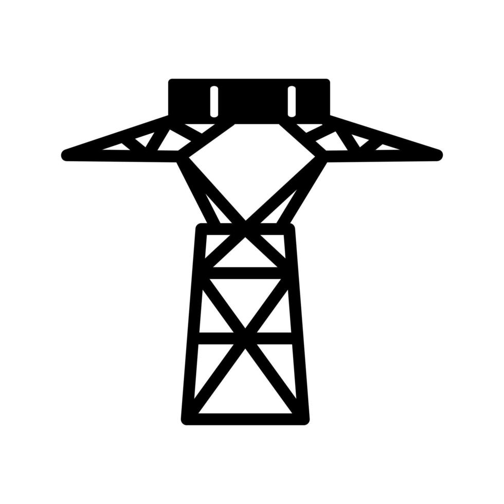 Symbol für Stromleitungsvektor vektor