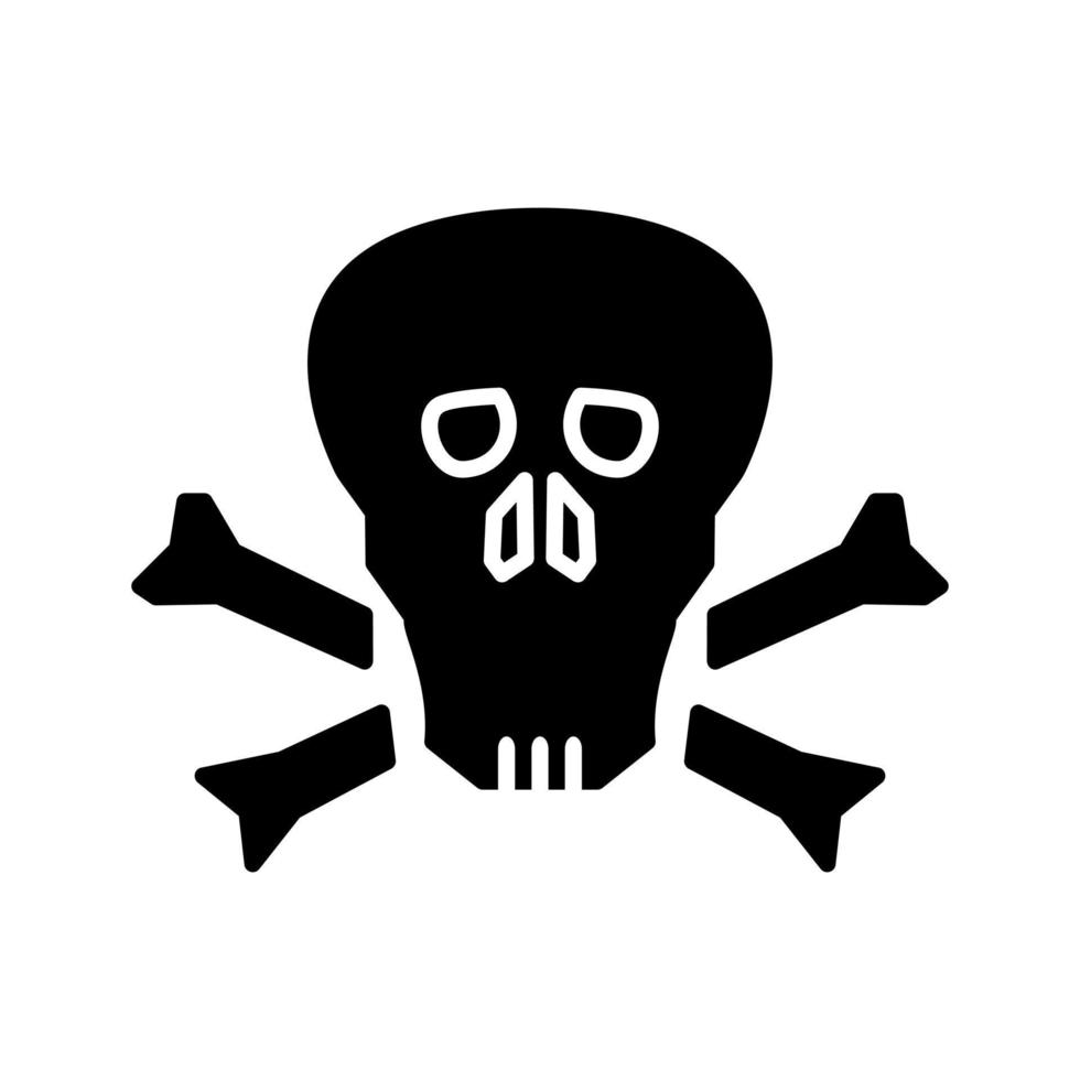 Piratenschädel-Vektorsymbol vektor