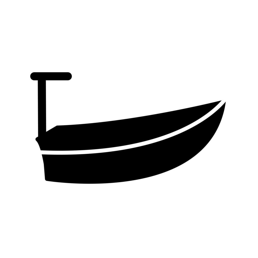 kleines Boot-Vektor-Symbol vektor