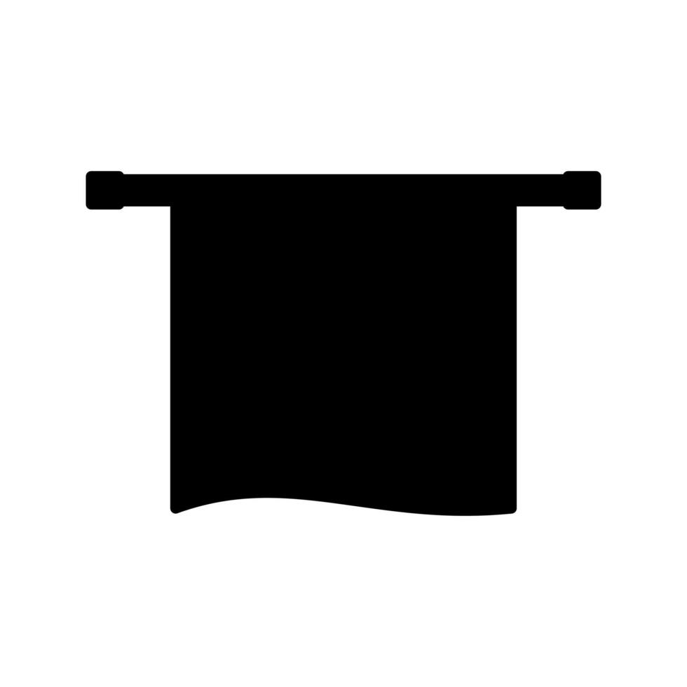 Handtuchtrockner-Vektorsymbol vektor