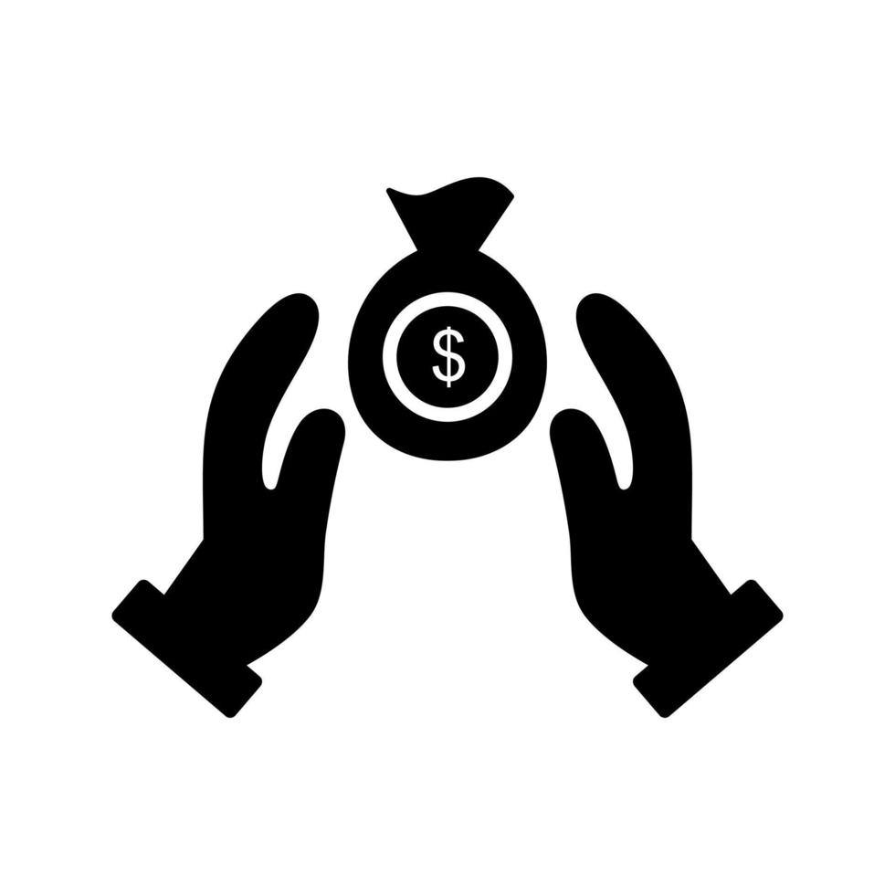 Vektorsymbol für sicheres Geld vektor