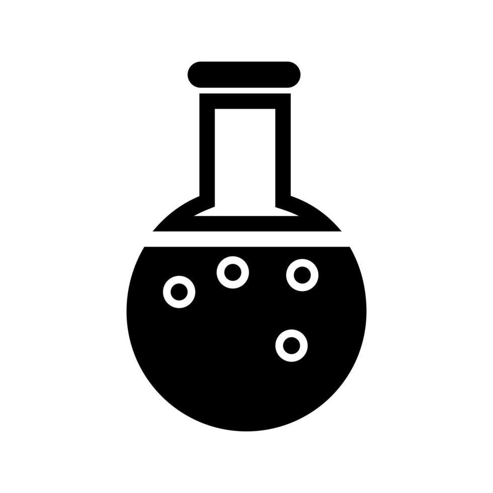 kemisk flaska vektor ikon