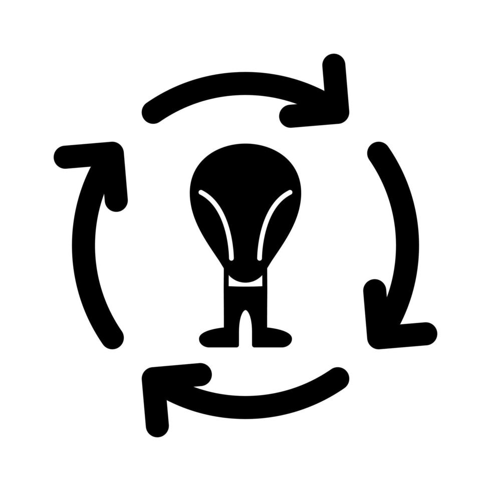Vektorsymbol für kreative Prozesse vektor