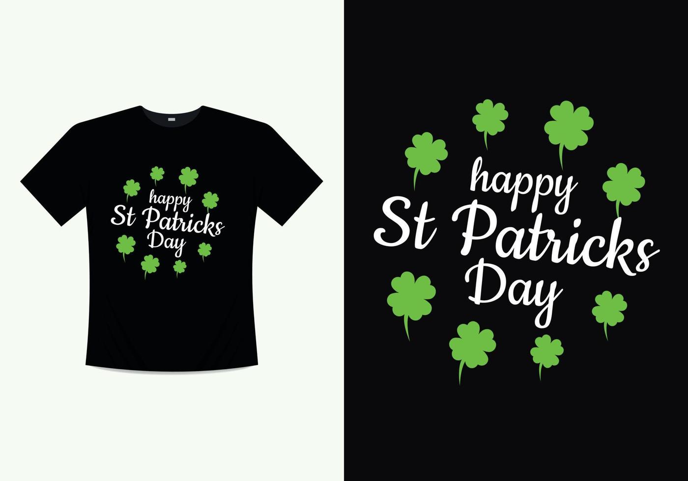 Lycklig helgon patricks dag tryckbar vektor, illustration mall t-shirt design. st patricks dag tshirt. helgon patricks dag tshirt. vektor