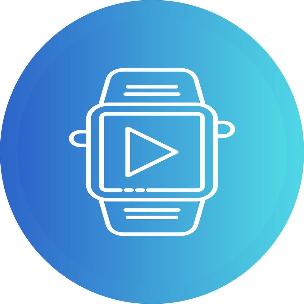 Smartwatch-Vektorsymbol vektor