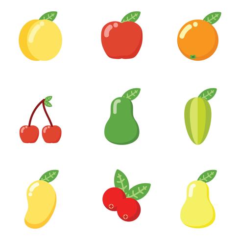 Frukt vektor ikon