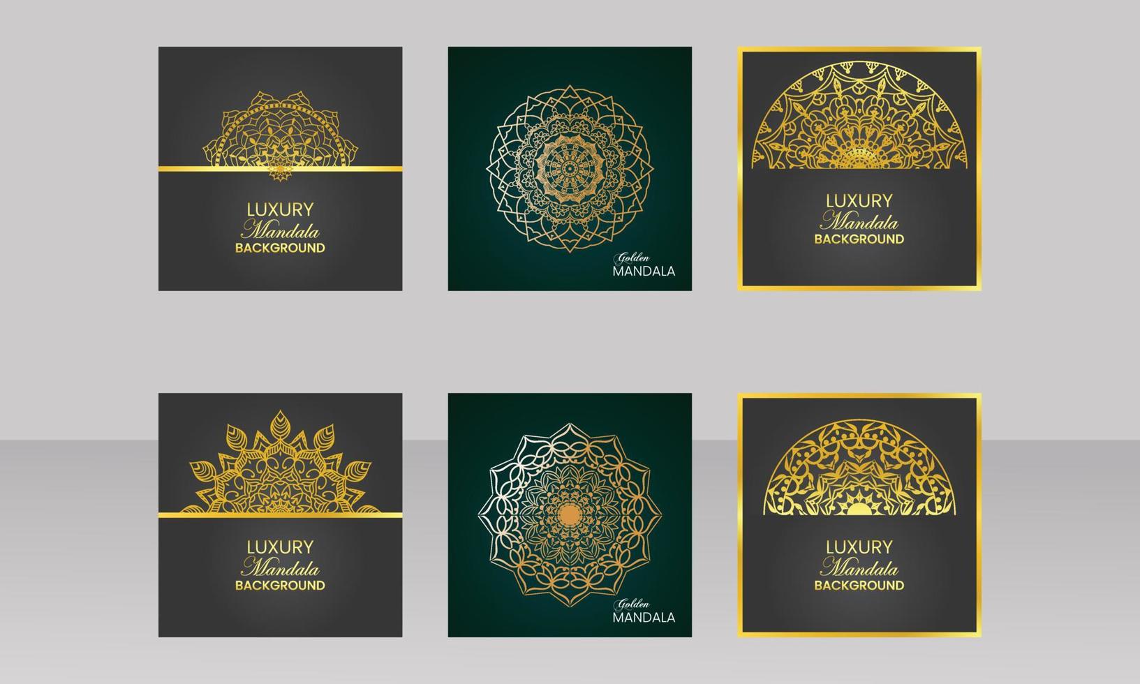 Luxus-Mandala-Design vektor