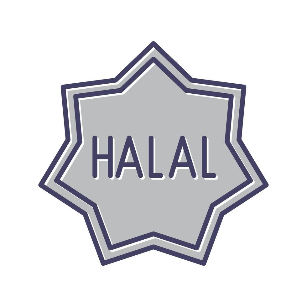 halal vektor ikon