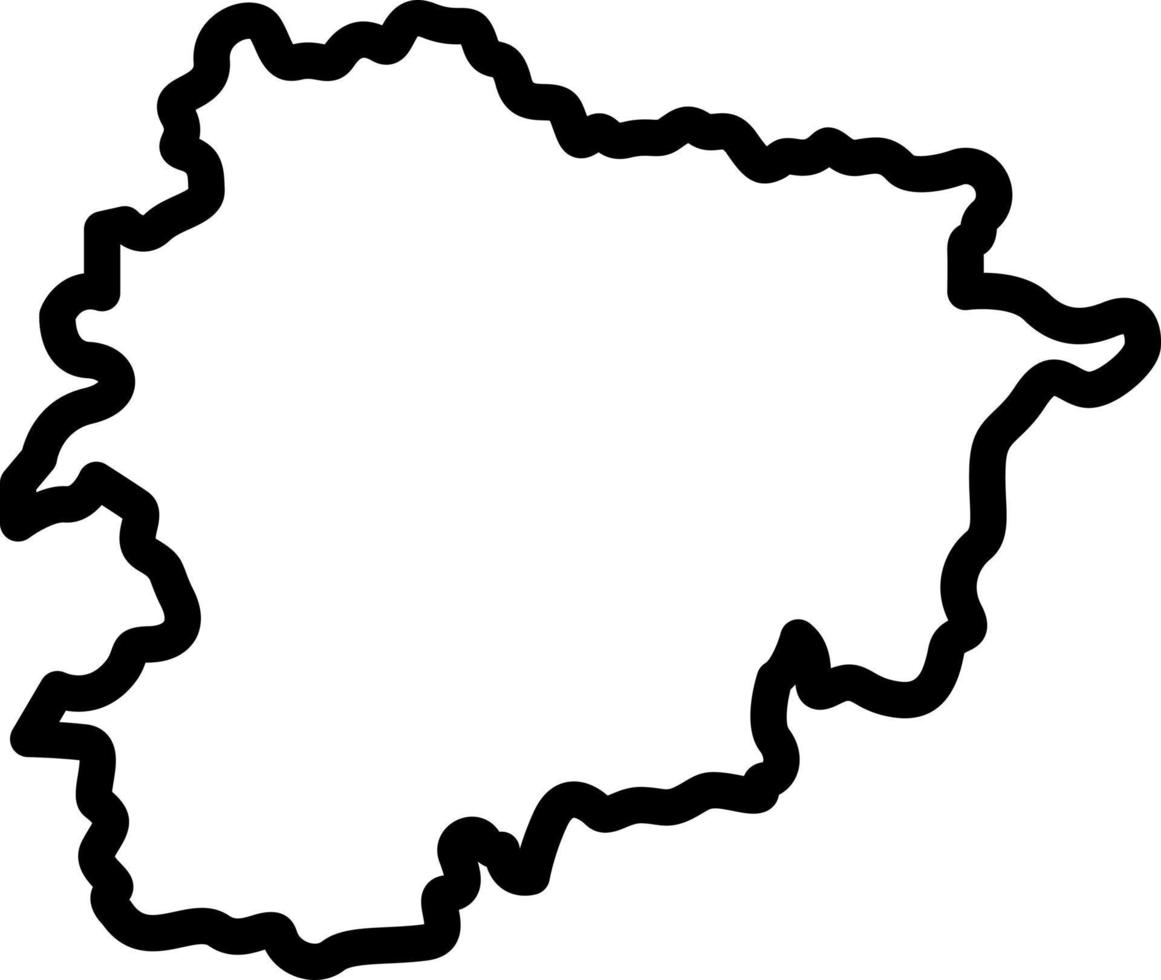 Liniensymbol für Andorra vektor