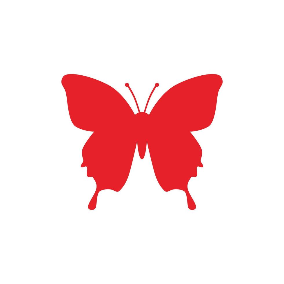 Schmetterling-Icon-Design vektor