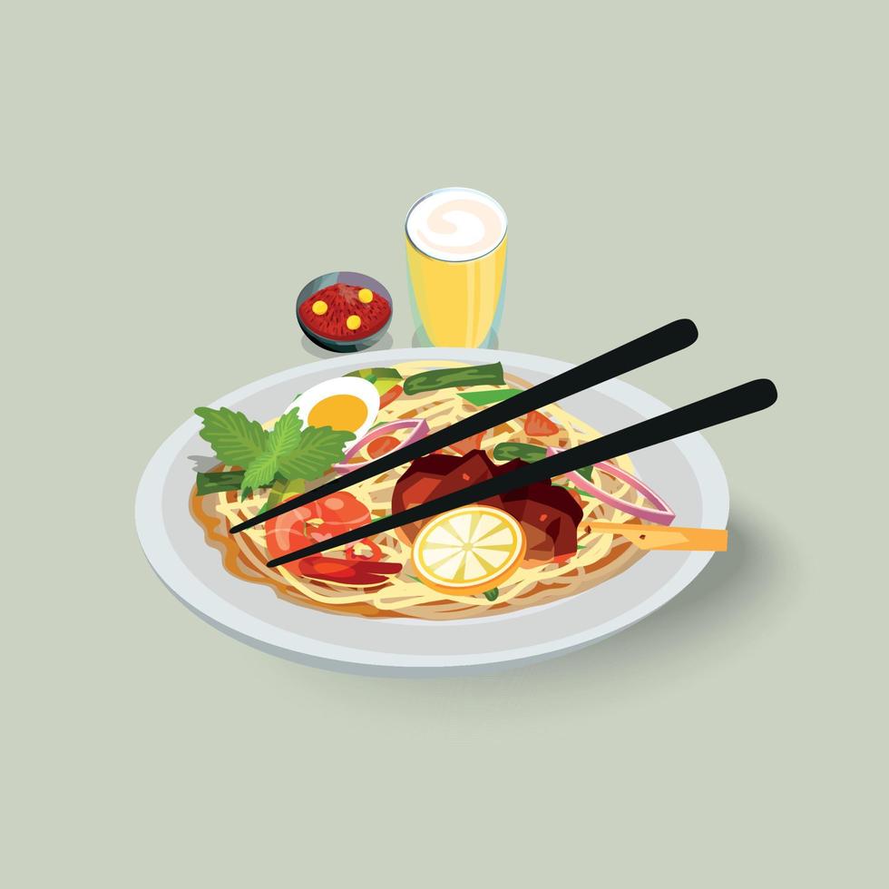 friska mat och traditionell restauranger, matlagning, meny, vektor illustration