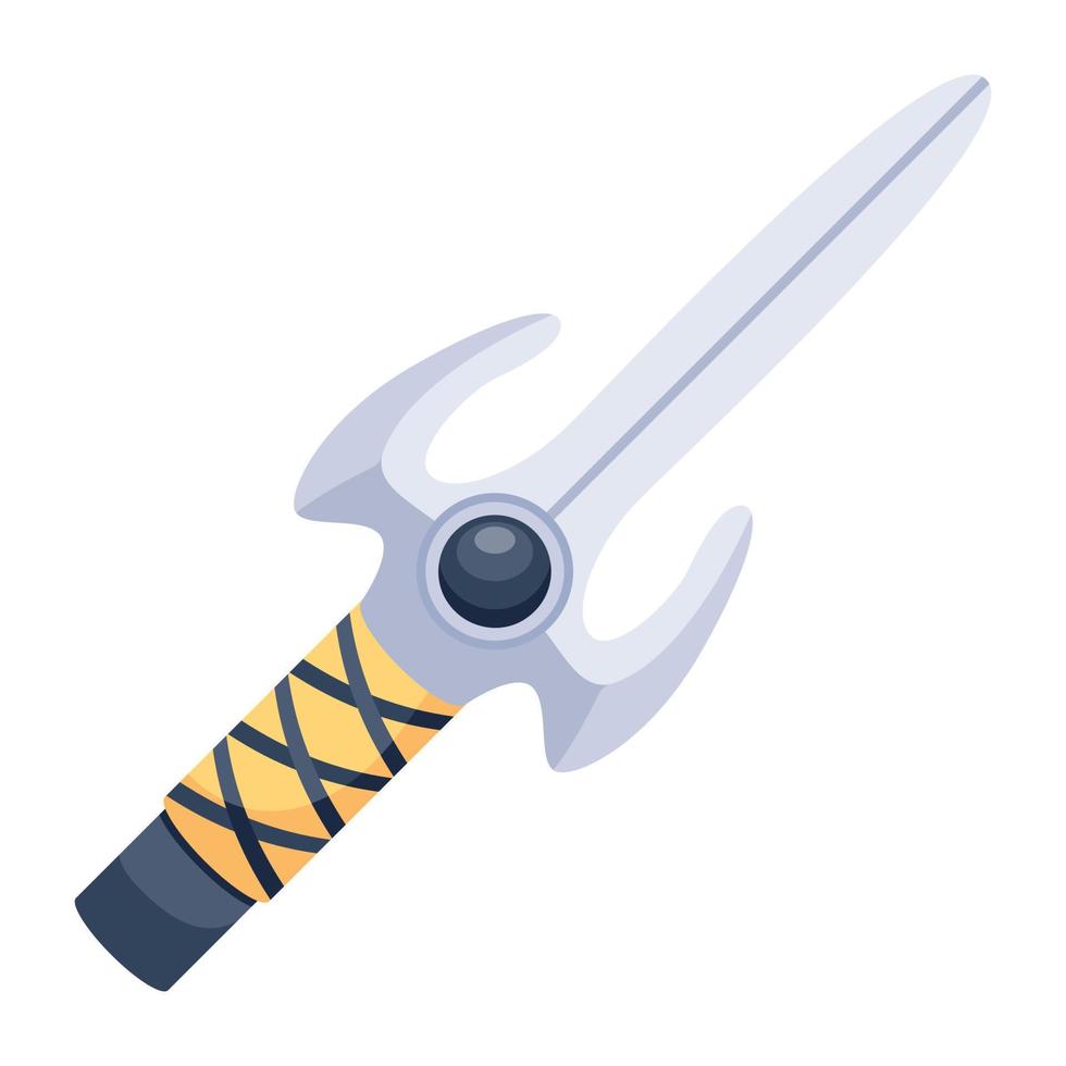 ein flaches Icon-Design von Messer vektor