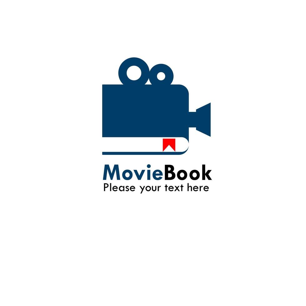 film bok logotyp mall illustration vektor