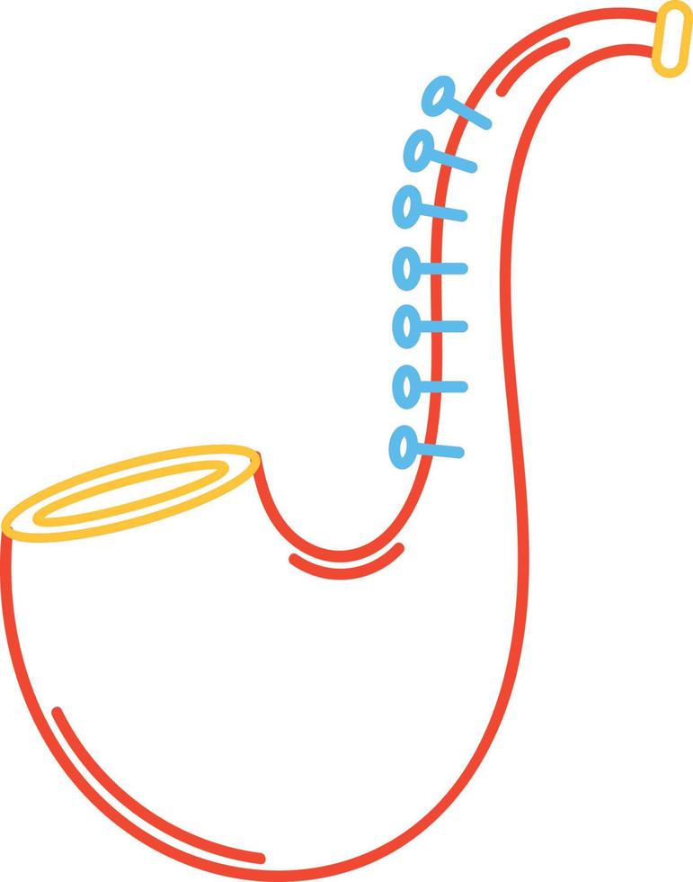 Saxophon Musikinstrument vektor