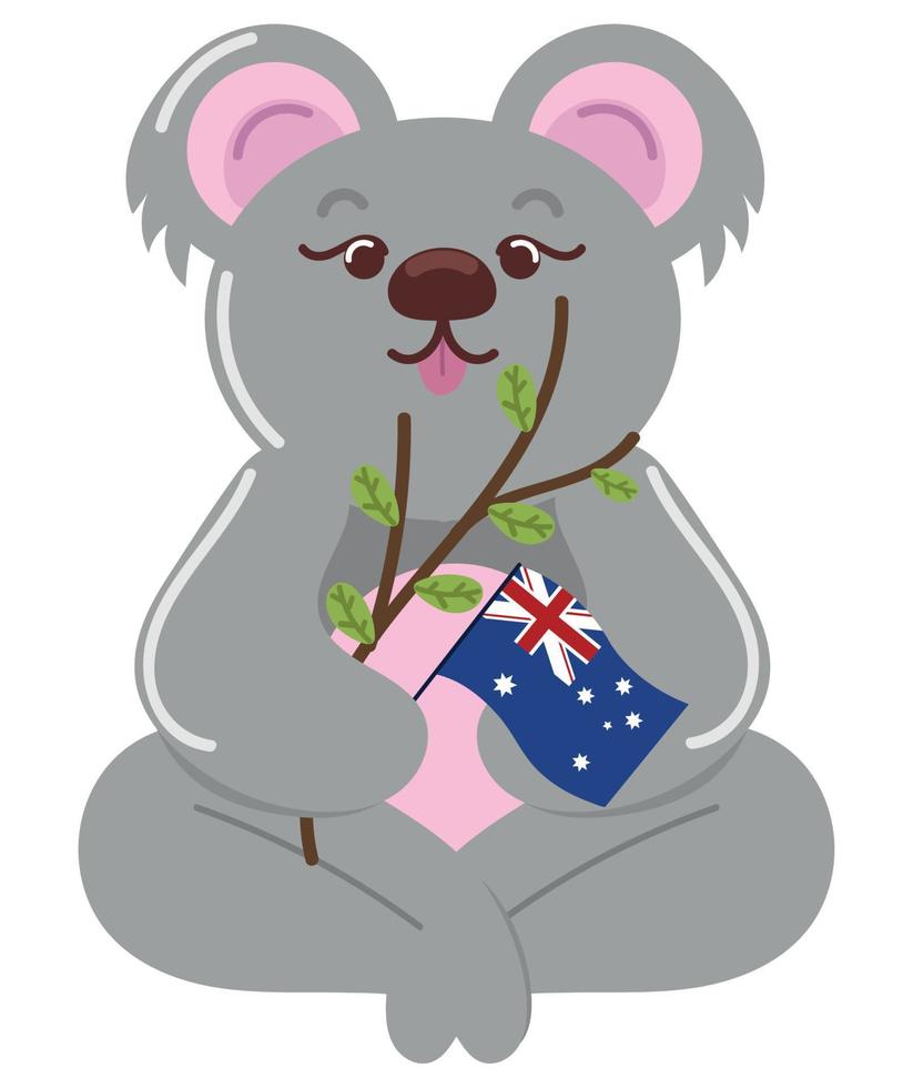 koala Australien dag vektor