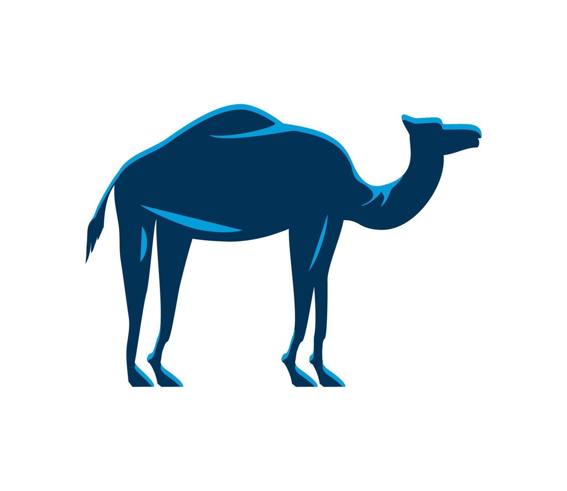 kamel djur- ikon vektor