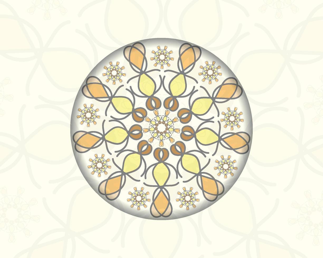 bunte Mandalas. Vektor-Illustration. islam, arabisch, indisch, türkisch, pakistan, chinesisch, vektor