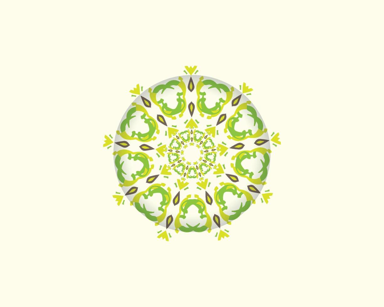 färgrik mandala. vektor illustration. islam, arabiska, indian, turkiska, Pakistan, kinesiska,
