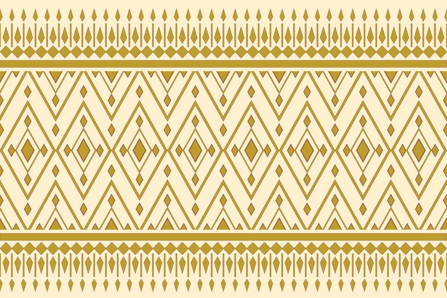 etnisk tyg mönster geometrisk stil. sarong aztec etnisk orientalisk mönster traditionell vit brun grädde bakgrund. abstrakt, vektor, illustration. använda sig av för textur, kläder, inslagning, dekoration, matta. vektor