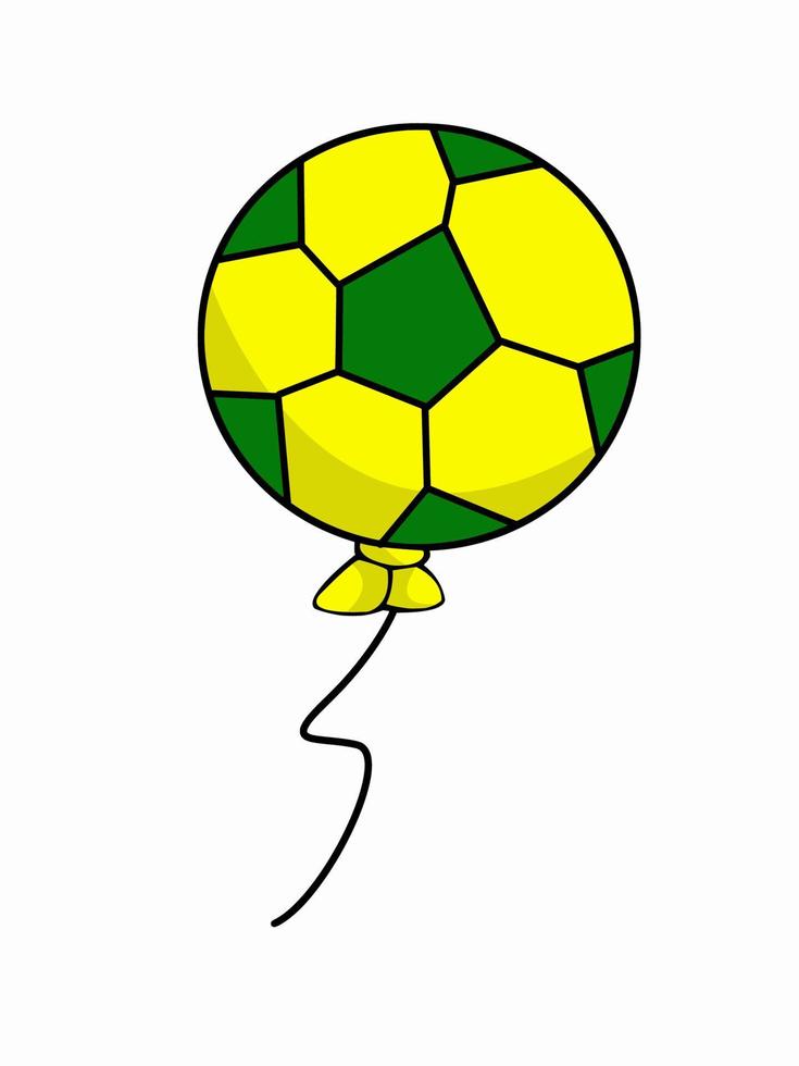 Kunst-Ballon-Cartoon vektor