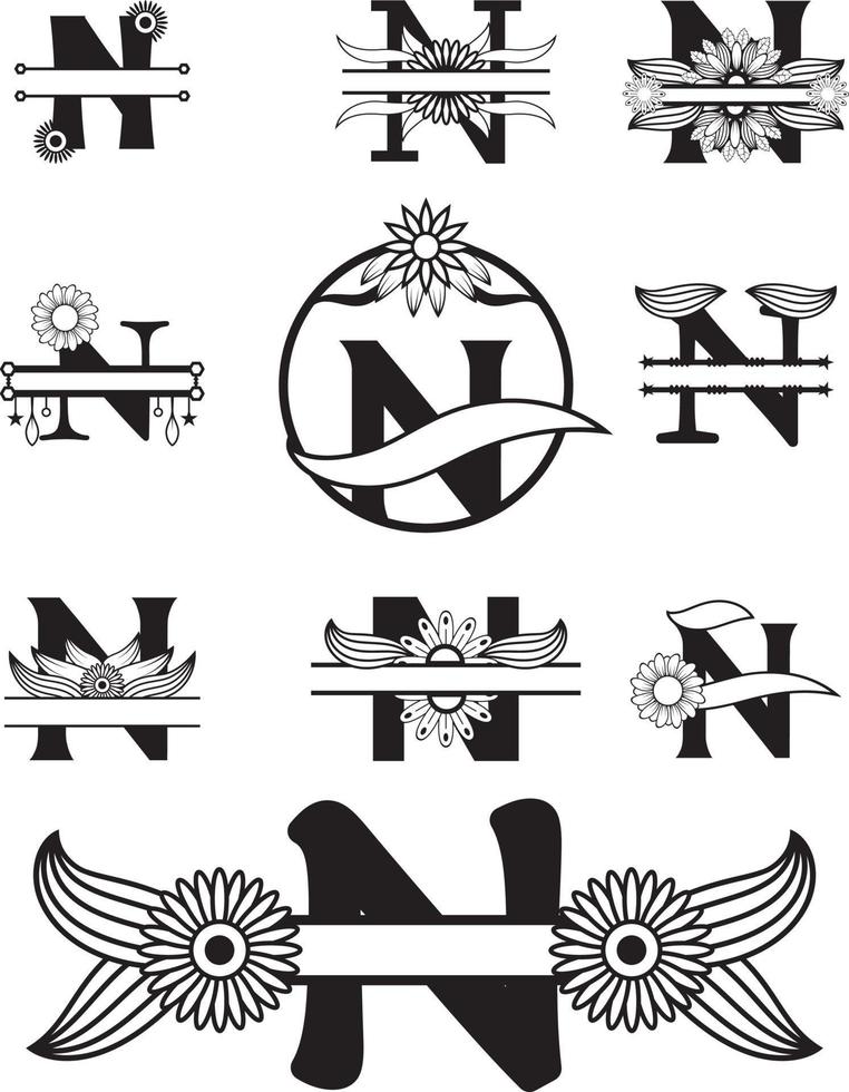 Alphabet-Buchstaben-Monogramm-Design. Hochzeitslogo vektor