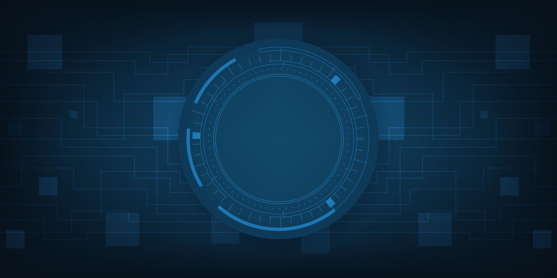 abstrakter Technologiehintergrund. Hi-Tech-Digital- und Kommunikationskonzept. Vektorhintergrunddesign mit Stromkreisleitung. Vektor-Illustration. vektor