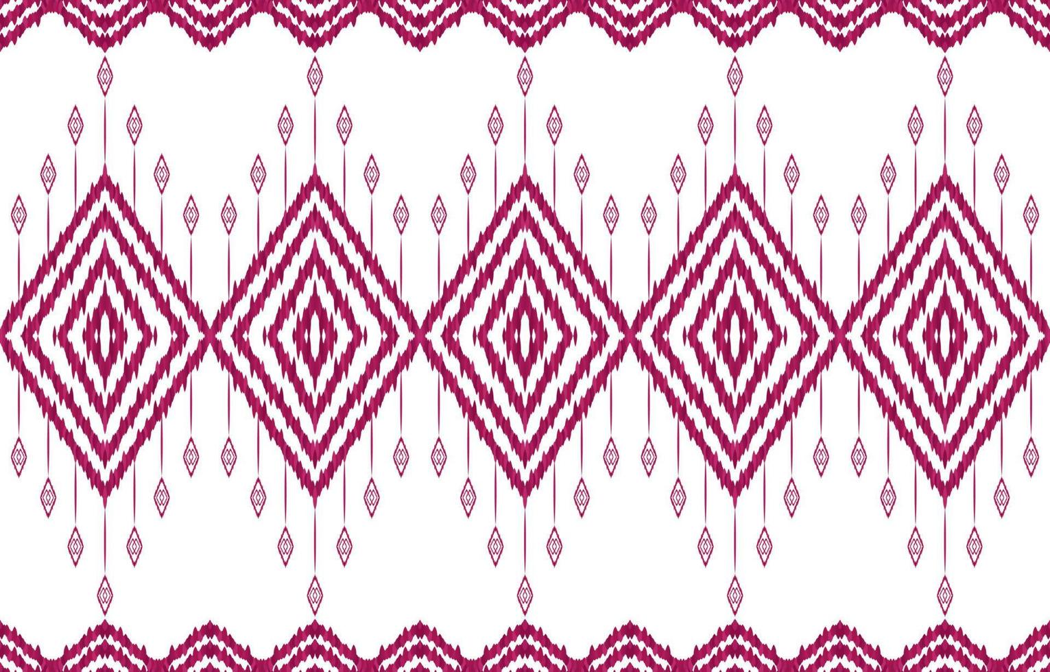elegant röd linje Färg ikat sömlös mönster på vit bakgrund. geometrisk etnisk stam- motiv ikat tyg mönster. asiatisk folk skriva ut vektor design för textur Kläder textil. årgång retro stil.