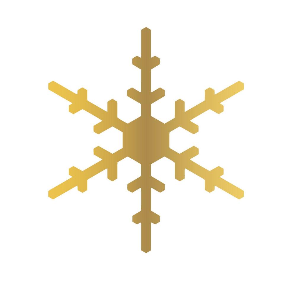 vektor snöflinga ikon. illustration för webb
