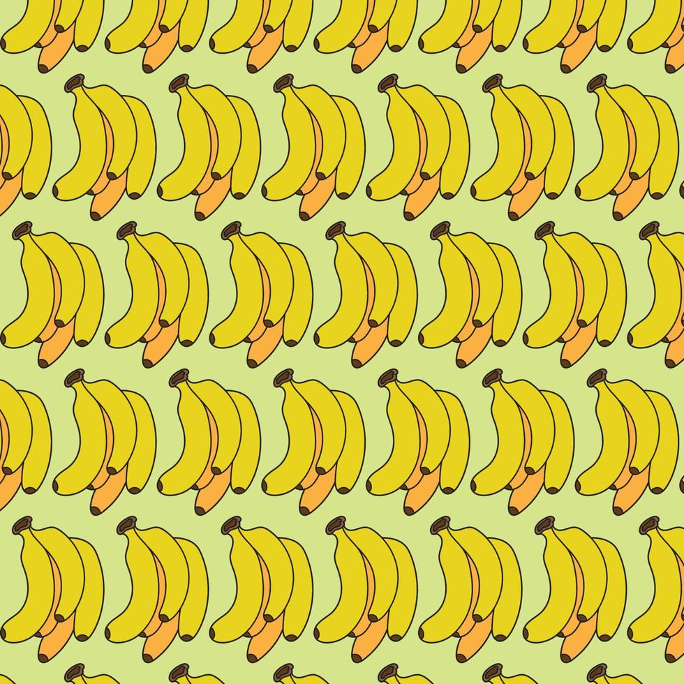 Bananenmuster nahtlos vektor
