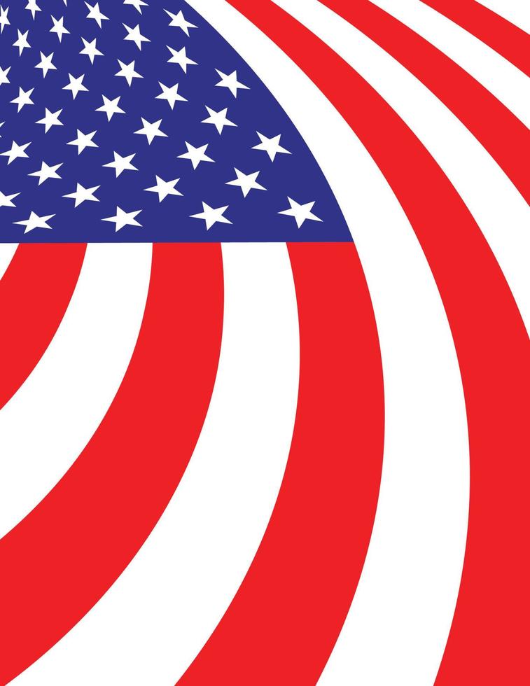 abstrakte Hintergrundillustration der amerikanischen Flagge vektor