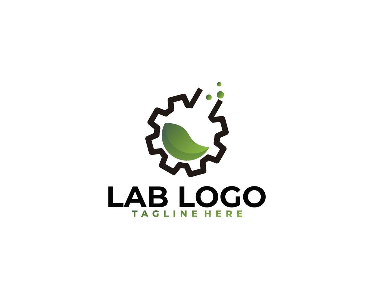 vetenskap labb logotyp ikon vektor isolerat