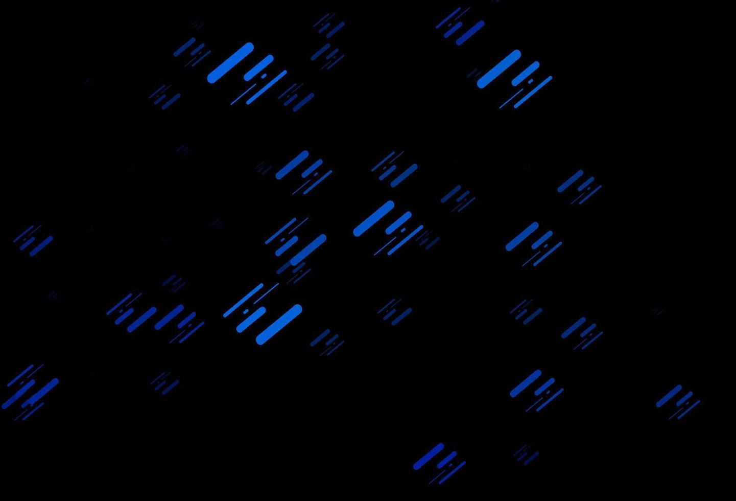dunkelblaues Vektormuster mit schmalen Linien. vektor
