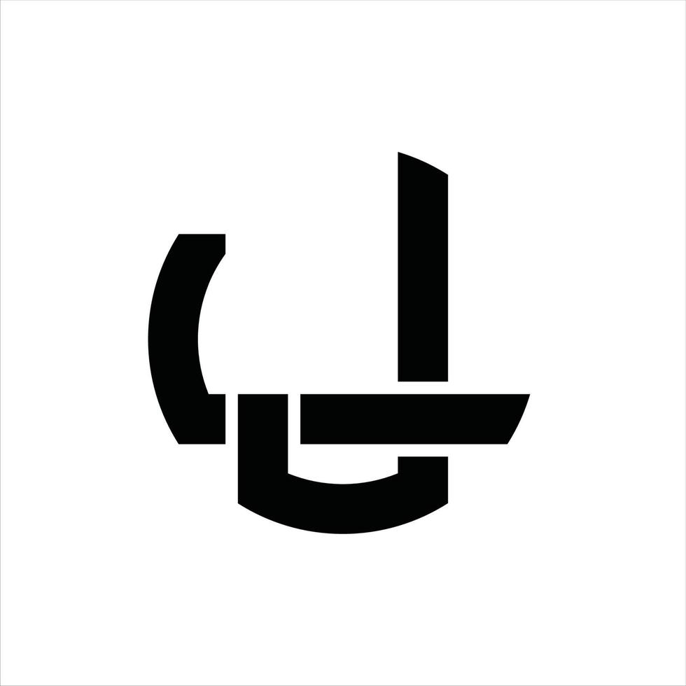 JL-Logo-Monogramm-Design-Vorlage vektor