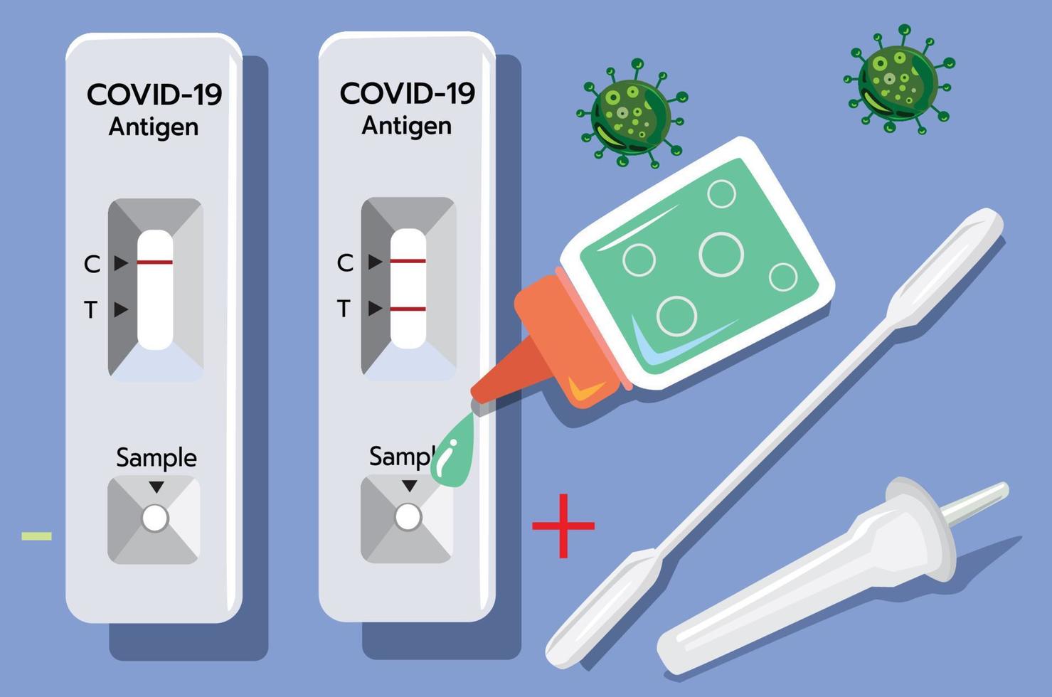 vektor illustration av covid-19