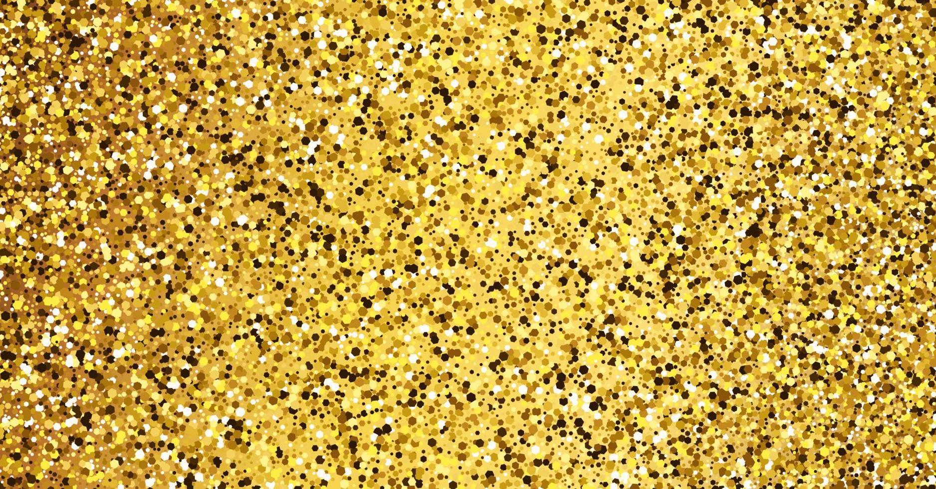 goldener glitzernder hintergrund mit goldenen funkeln und glitzereffekt. Banner-Design. leerer Platz für Ihren Text. Vektor-Illustration vektor