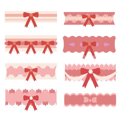 Gratis Rosa Garter Vector