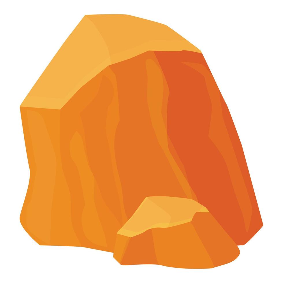 Rock Klippe Symbol Cartoon-Vektor. Grand Canyon vektor