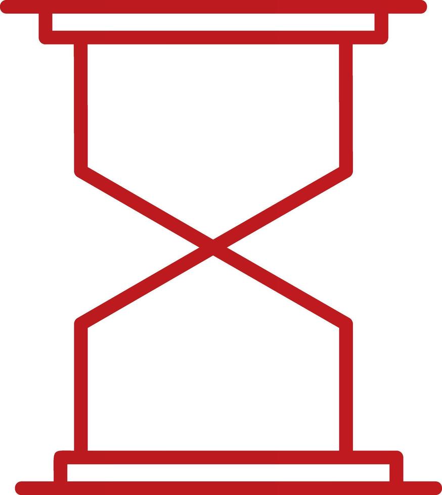 Sanduhr-Vektorsymbol vektor