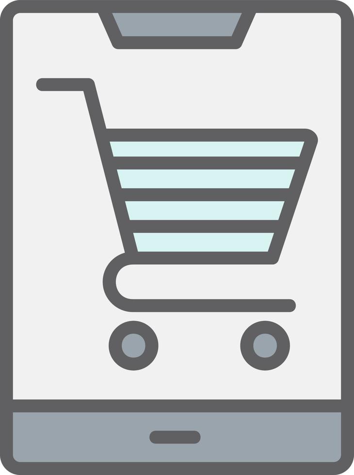 onvector Shopping-Vektor-Symbol vektor