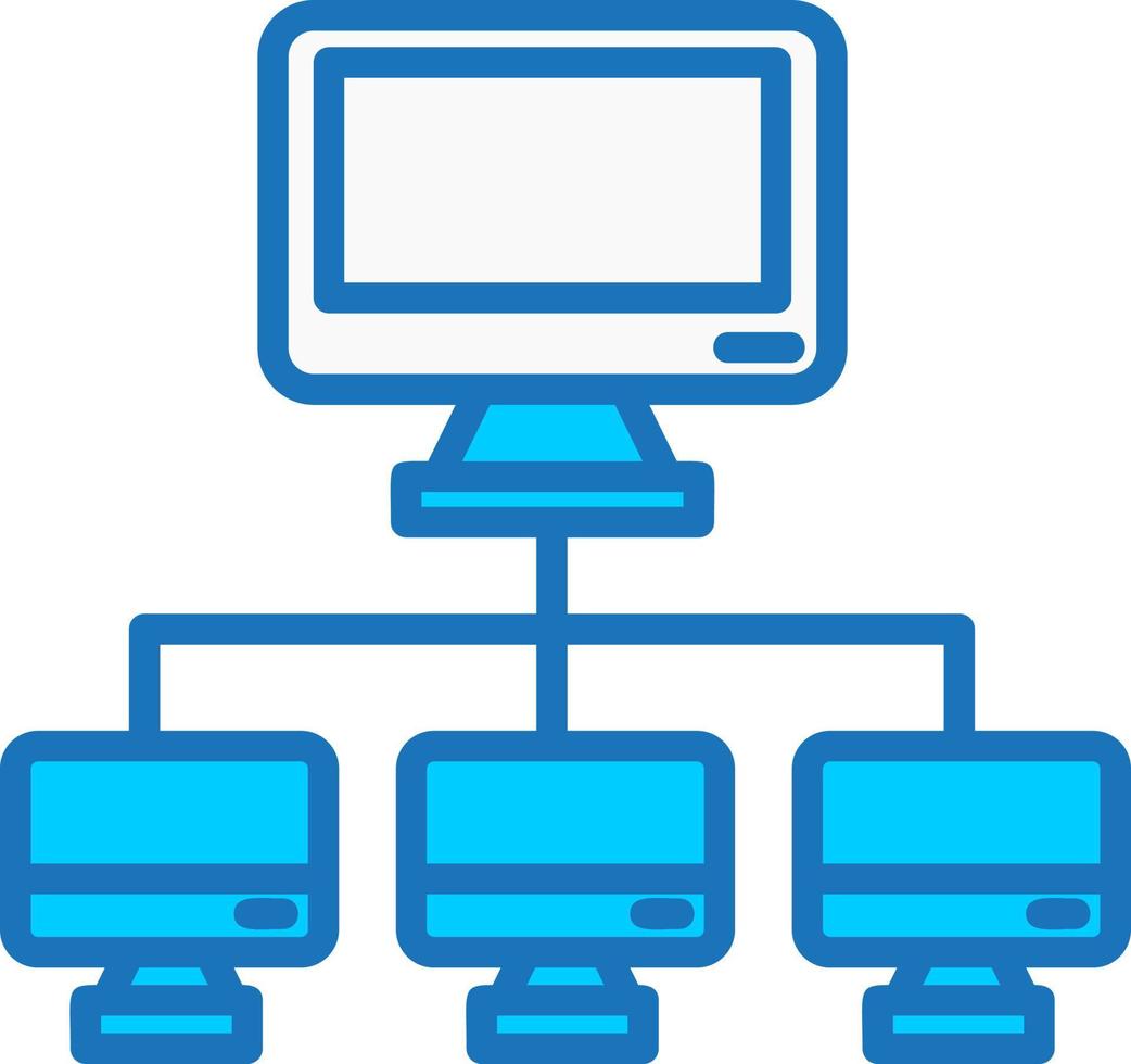 Vektorsymbol für Computernetzwerke vektor