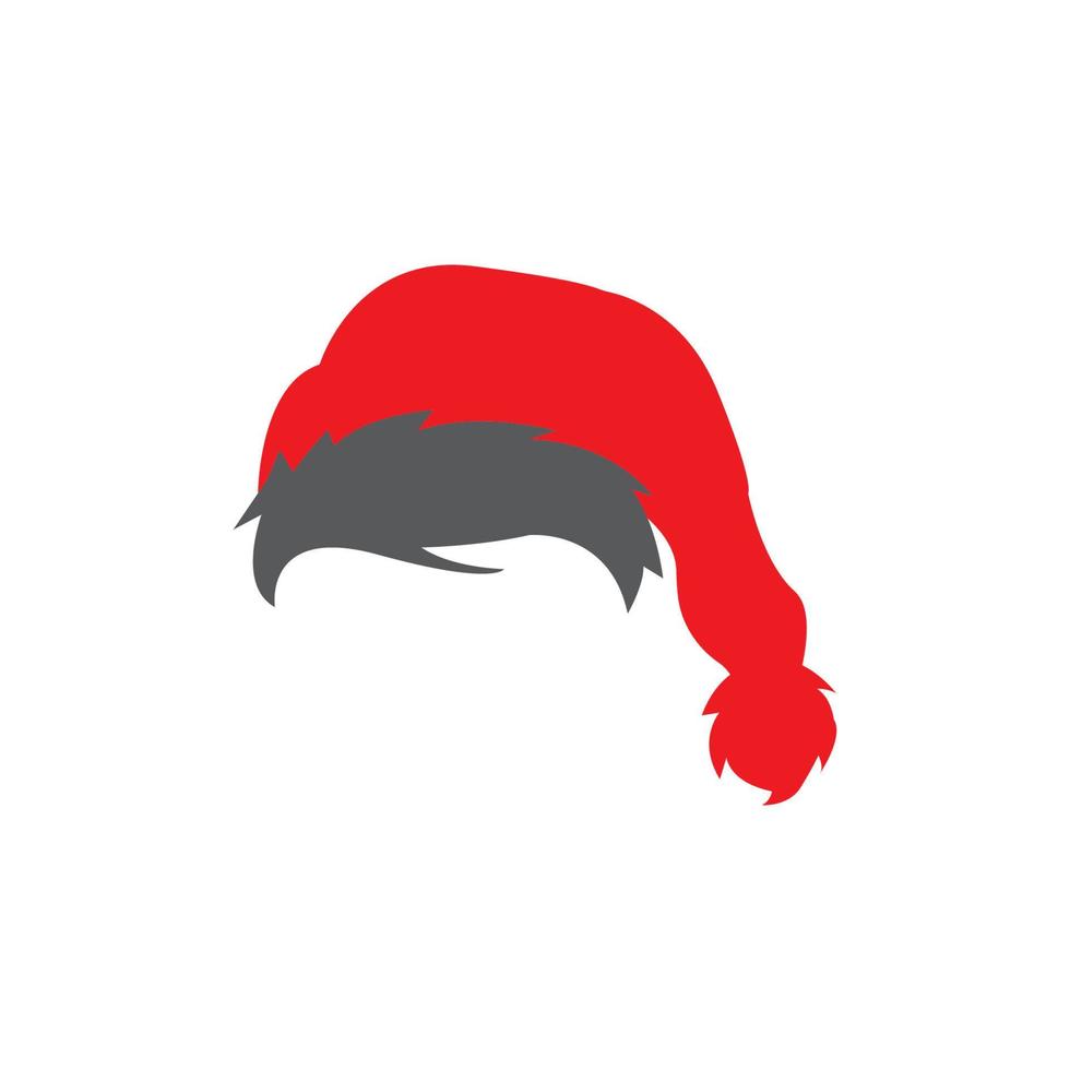 weihnachtsmann-logo-vektor-illustrations-schablonendesign vektor