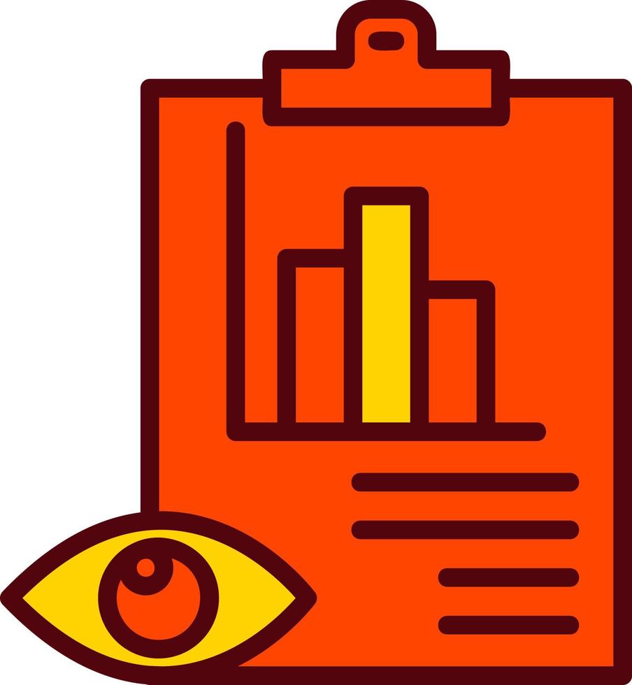 data visualisering vektor ikon