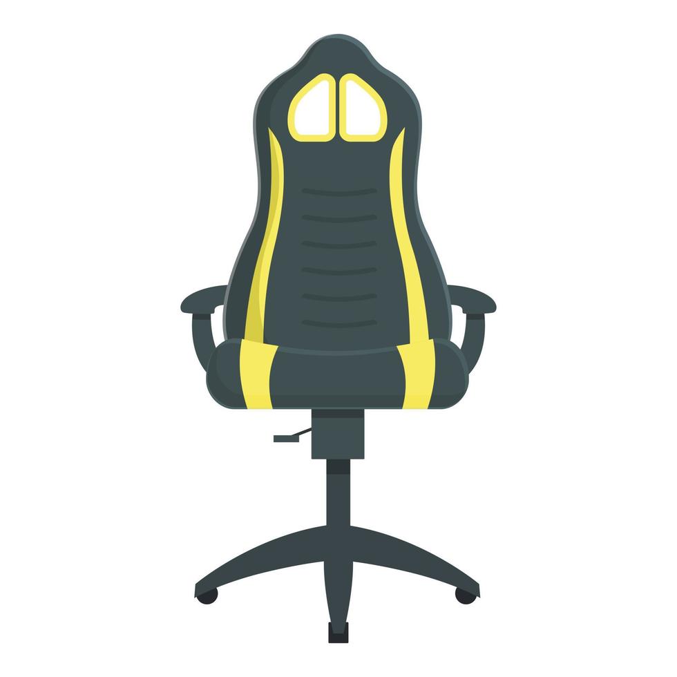 Innenraum-Gamer-Stuhl-Symbol Cartoon-Vektor. Gamer-Möbel vektor