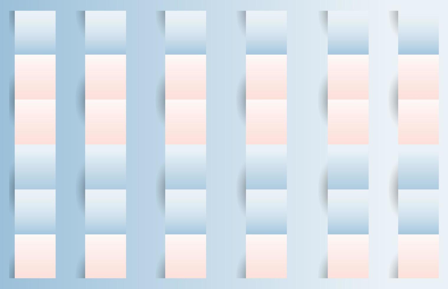 geometrisk 3d papper stil design med blå bakgrund vektor