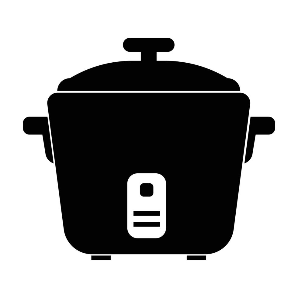 Symbolvektor für Reiskocher vektor