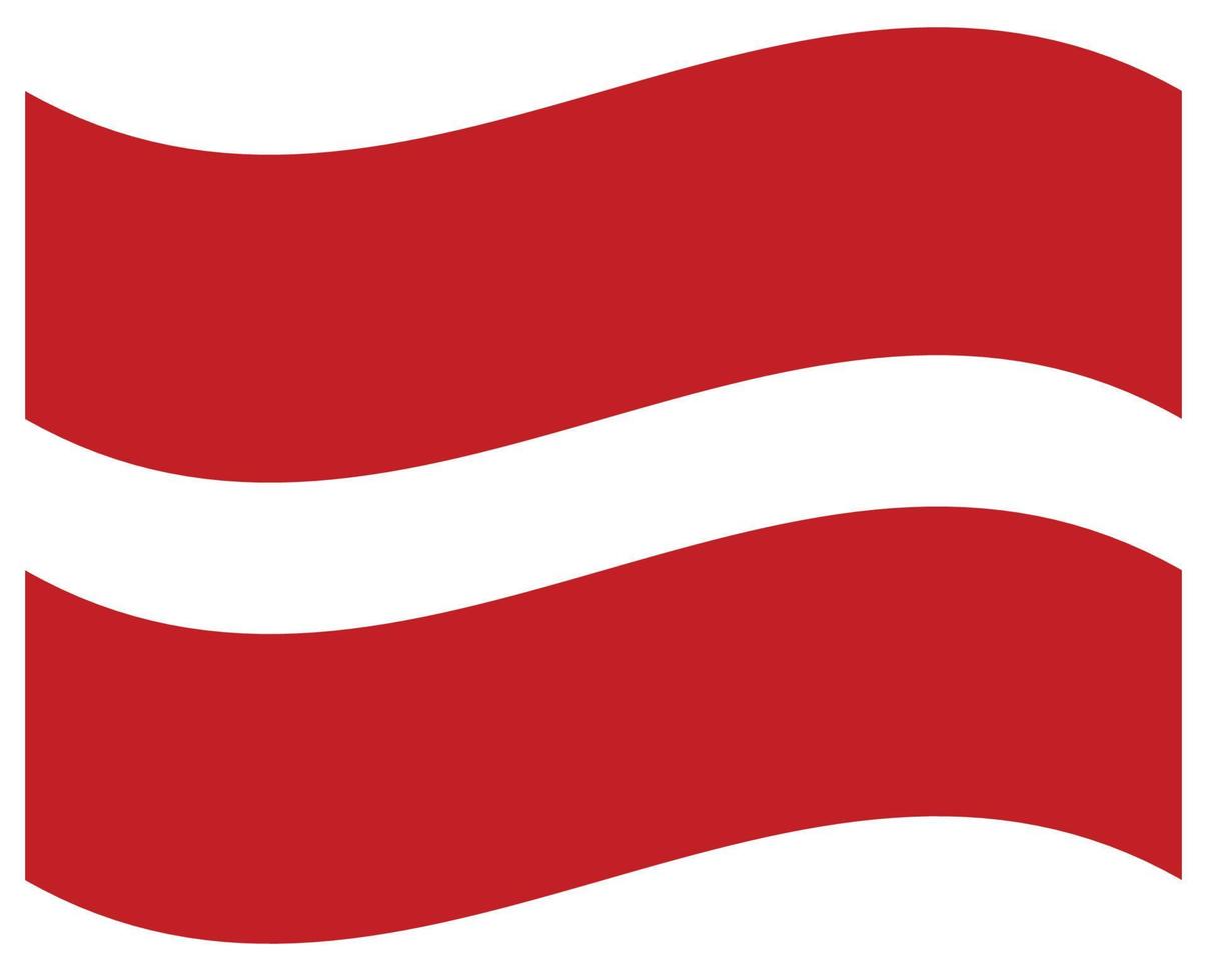 Nationalflagge Lettlands - flaches Farbsymbol. vektor