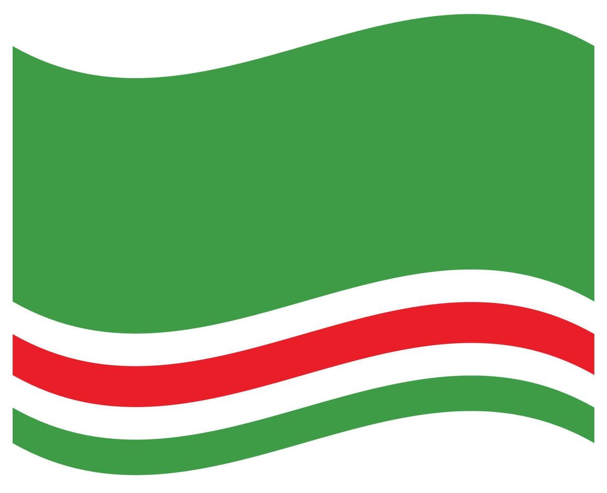 nationell flagga av ichkeria - platt Färg ikon. vektor